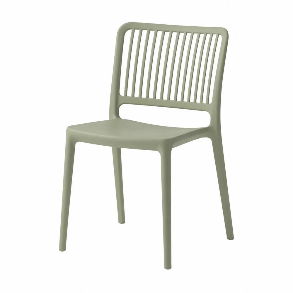 Chaise en plastique vert clair 81cm