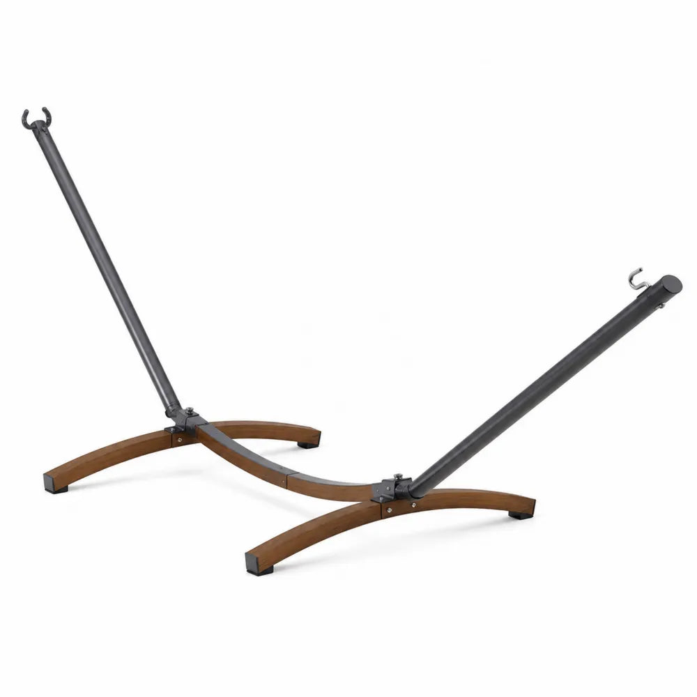 Support de Hamac en Bois et Métal 350 x 120 cm